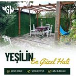 Yeşil Çim ve Bahçe Örgü Çiti, 80 cm x 1 M, Dayanıklı ve Şık Bahçe Düzeni Sağlar. - Seçenek 1 - Ahşap