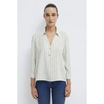 Yeşil Çizgili Bluz 122400-91387