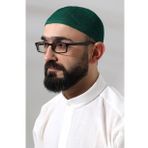 Yesil Dantel Detayli Orme Gold Namaz Takkesi