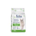 Yeşil Elma Kokulu Topaklanan Ince Taneli Kedi Kumu 10 Lt