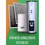 Yeşil Ev - İnges 300 Litre Sunboil Boyler - Güneş Enerjili Hibrit Su Isıtıcısı - Dc Sunboil Boyler