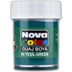 Yeşil Guaj Boya 25 Ml 1 Adet Nova Color Su Bazlı 25 Ml Guaj Boya Yeşil 1 Adet