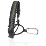Yeşil Halkalı Su Şişesi Paracord Yürüyüş Geniş Ağızlı Seyahate Uygun Taşıma Basit Sap Askısı Hy-Dro Flask Için 7 Çekirdekli Bardak Tutucu (Yurt Dışından) - Renkli - Water Bottle