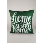 Yeşil Home Sweet Kırlent Kılıfı-37