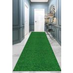 Yeşil Kaymaz 3D Üç Boyutlu Çim Balkon Halısı Yolluk AR1351