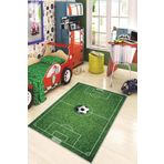 Yeşil Kaymaz Tabanlı Taraftar Halısı Çocuk Halısı KD71