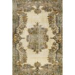 Yeşil Klasik Pamuk Makinada Yıkanabilir Kaymaz Taban Dijital Makine Baskı Salon Halı-I-Srk_Vintage-132-120x250