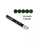 Yeşil Lazer Pointer 3000 Mw 15 Km Etkili (Tek Başlık 5 Model)