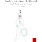 Yeşil LED Işıklı Köpek Tırnak Makası, Pratik ve Güvenli Bakım Aracı