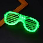 Yeşil Led Işıklı Parti Gözlüğü – Neon Glow Şerit Gözlük 3 Modlu Mirsm0010k-F010-G132-Y