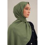 Yeşil Link Desen Bambu Cotton Şal 48