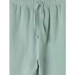 Yeşil Loose Fit Müslin Erkek Şort