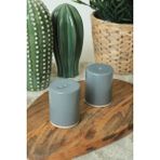 Yeşil Mat Stackable Tuzluk ve Biberlik Seti, 6 Cm, Şık ve Pratik Kullanım - Seçenek 1