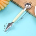 Yeşil Meyve Oyma Bıçağı Topu Mutfak Eşyaları Için Mutfak Aksesuarı Karpuz Ev Alet Paslanmaz Çelik Kaşık Kesici Aksesuarları Bar (Yurt Dışından) - Melon Scoops & Ballers - Renkli