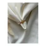 Yeşil Oniks Taşı Bakır Ayarlanabilir Tel Yüzük