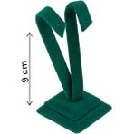 Yeşil Palmiye Küpe Çekim Standı, 9 Cm, Şık ve Kullanışlı Aksesuar. - Ahşap