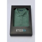 Yeşil Polo Yaka Pike Kısa Kol Slim Fit Pamuklu Hediye Kutulu Tişört 1011260169
