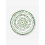 Yeşil Porselen Pasta Tabağı 17 cm