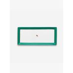 Yeşil Porselen Servis Tabağı 33,3x15,5 cm