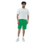 Yeşil Rahat Kesim Pamuklu Erkek Spor Şortu Yeşil XXL