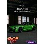 Yeşil Renkli Mercedes-Benz AMG GTR 1/24 Diecast Koleksiyon Maket Model Araba CHE ZHİ