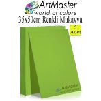 Yeşil Renkli Mukavva 35X50 Cm 5 Adet 1 Paket Renkli Sert Karton 1.0 Mm Anasınıfı Hobi Etkinlik Okul Öncesi Elişi