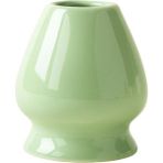 Yeşil Seramik Matcha Çayı Fırçası ve Tutucu, Doğal Bambu Tasarımı, Köpürtücü Set - Seçenek 1