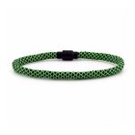 YEŞİL SİYAH PARACORD İPLİ MIKNATISLI ERKEK BİLEKLİK M012A