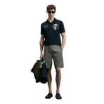 Yeşil Spor Chino Şort Slim Fit Erkek Lufian