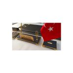Yeşil Sümen Promosyon Poyraz Siyah Ve Gold Kişiye Özel İsimlikli Lüks Tasarım Sümen Ve Makam Takımı