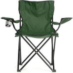 Yeşil Taşınabilir Kamp Sandalyesi Katlanır Kamp Sandalyesi - Yeşil Tek Kişilik Tekli - 6456 Ecorce Tube Marron - Polyester