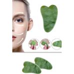 Yeşim Gua Sha Masaj Aleti Jade Gua Sha Yeşim Yüz Vücut Masaj