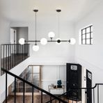 Yeşim Yatay Tasarım Modern Camlı Avize