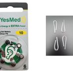 Yesmed 4 Adet Orta Standart Olan Kıvrılmış Hortum İşitme Cihazı