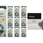 YesMed Extra Power 10 Numara İşitme Cihazı Pili (10 Paket x 6 Adet = 60 Adet Pil) + HEDİYE ProWax Filtre