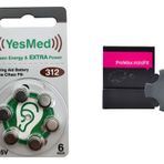 YesMed Extra Power 312 Numara İşitme Cihazı Pili (1 Paket = 6 Adet Pil) + HEDİYE ProWax miniFit Filtre