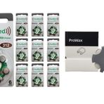 YesMed Extra Power 312 Numara İşitme Cihazı Pili (10 Paket x 6 Adet = 60 Adet Pil) + HEDİYE ProWax Filtre