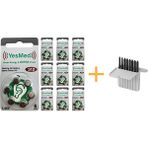 Yesmed Extra Power 312 Numara Işitme Cihazı Pili (10 Paket x 6 Adet = 60 Adet Pil) + Işitme Cihazı Filtresi Gri Paket