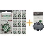 Yesmed Extra Power 312 Numara Işitme Cihazı Pili (10 Paket x 6 Adet = 60 Adet Pil ) + Yesmed Minifit Prowax Filtre