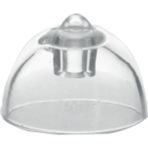YesMed Oticon Minifit Bass 10 mm Single Vent Dome, Işitme Cihazı 1 Delikli Dom/kubbe (1 Paket=10 Adet) - Şeffaf