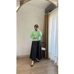 Yesui Anne - Kız siyah kloş scuba etek ( 45 cm ufak bedenler )