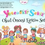Yetenekli Sekiz Okul Öncesi Eğitim Seti (20 Kitap) 4 Adım Yayıncılık