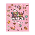 yeti kitap Sevimli Kızlar Dünyası Boyama Kitabı