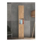 YETİ MOBİLYA Flat30 Kitaplık 2 Kapaklı Kütüphane Çok Amaçlı Dolap Çam