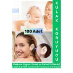 Yetişkin Çocuk Kullanım Banyo Deniz Havuz Yüzme Su Kaçma Önleyen Koruyucu Esnek Kulak Bonesi 100 Adt