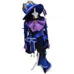Yetişkin Genshin İmpact Furina Cosplay Anime Kostümü