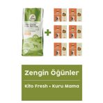 Yetişkin Köpek Maması 15 KG + Somon Etli Köpek Kito Fresh X 6