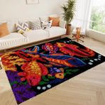 Yetişkin Mandal Kanca Halı Seti - Baskılı Kanvas Goblen ve Nakış, Kendin Yap Tığ İpliği Yer Yastığı, Ev Dekoru için Büyük Kanca, 69 x 102 cm, Yeni Başlayanlar ve El İşi Severler için Mükemmel