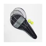 Yetişkin Tenis Seti - 2 Raket / 2 Top / 1 Kılıf - Essential - Siyah