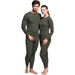 Yetişkin Termal Içlik - Thermoform - Active Ribana - Haki - S